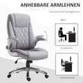 Miniatyrbillede 6 af 9: Kontorstol, 70x71x113-121 cm, Grå