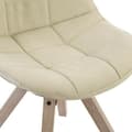 Miniatyrbild 2 av 8: Matsalsstol DKD Home Decor Beige Multicolour 47 x 55 x 85 cm