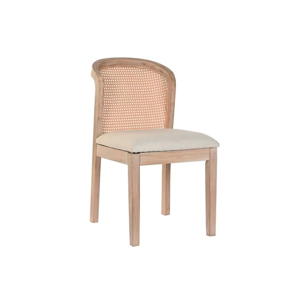 Matsalsstol DKD Home Decor Beige Polyester 46 x 61 x 86 cm