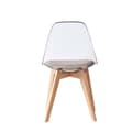 Miniatyrbild 4 av 4: Matsalsstol DKD Home Decor Beige Trä Polykarbonater 54 x 47 x 81 cm