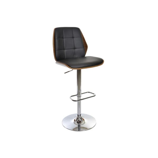Stol DKD Home Decor Brun Svart Silvrig 50 x 52 x 121 cm