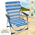 Miniatyrbild 3 av 7: Strandstol Aktive Hopfällbar Blå 44 x 72 x 35 cm (4 antal)