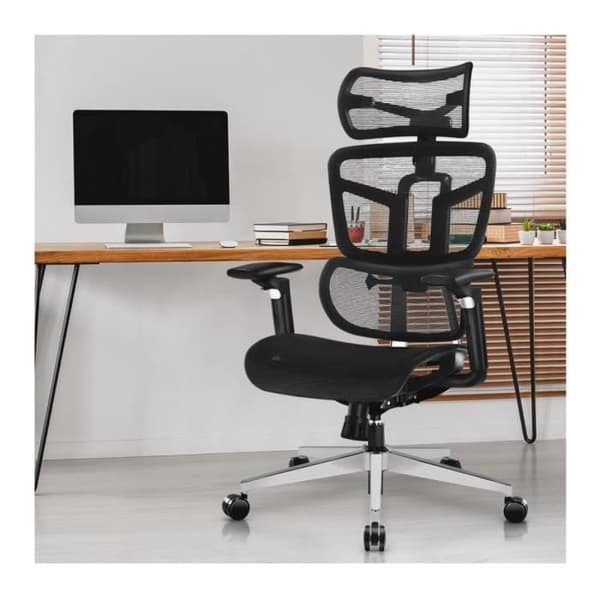 Kontorsstol - MARK ADLER - Expert 9.5 - Ergonomisk - Tyg AirMESH HD - Svart