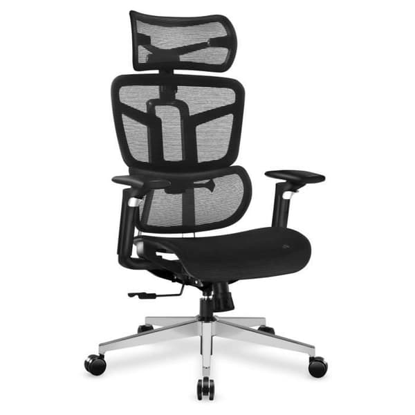 Kontorsstol - MARK ADLER - Expert 9.5 - Ergonomisk - Tyg AirMESH HD - Svart