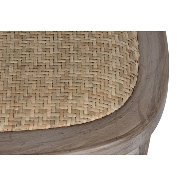 Matsalsstol Home ESPRIT Ljusbrun Rattan Gran 45 x 48 x 92 cm