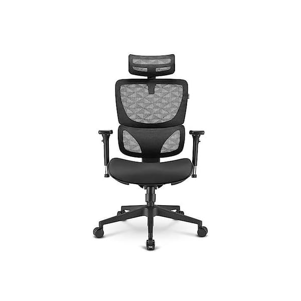 Kontorsstol - OfficePal - C30 - Svart - Höjdjusterbar - 3D-armstöd