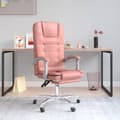 Miniatyrbild 1 av 2: Kontorsstol med massage rosa konstläder