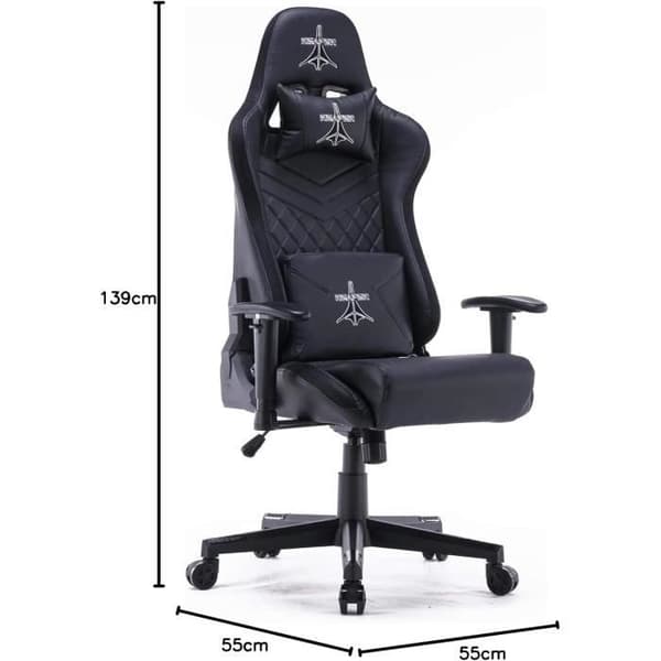 Gamingstol LED RGB Brigros