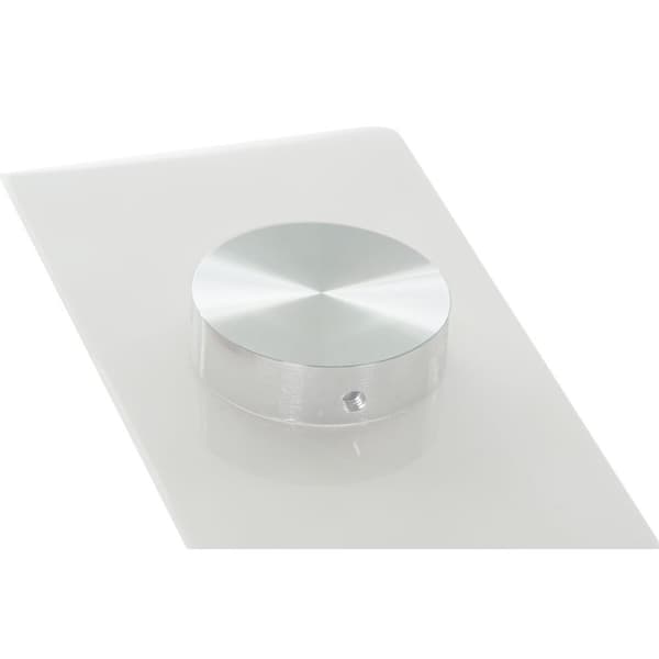 Matsalsbord DKD Home Decor Glas Transparent Vit Trä MDF (160 x 90 x 75 cm)