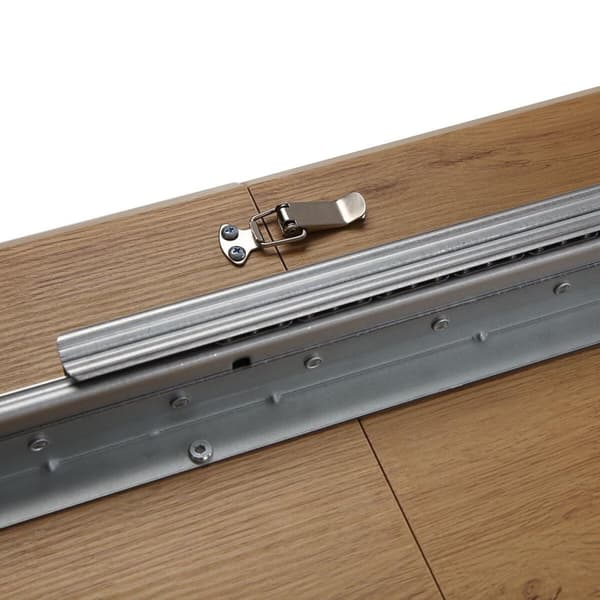 Middagsbord Versa DOINYO Hvit Metall Tre MDF 80 x 75 x 160 cm