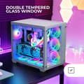 Miniatyrbild 2 av 4: Tour Gaming Custom XXL E-ATX - Mars Gaming - MCV3 - Härdat Glas - Modulärt Ram - Vit