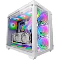 Miniatyrbild 1 av 4: Tour Gaming Custom XXL E-ATX - Mars Gaming - MCV3 - Härdat Glas - Modulärt Ram - Vit