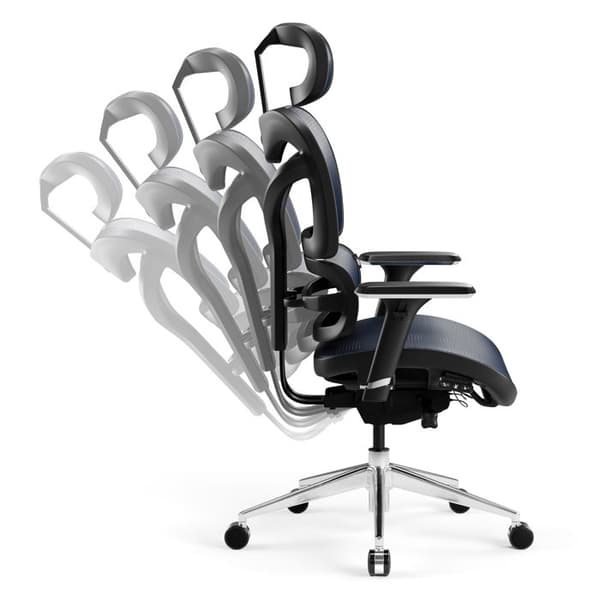 Ergonomisk stol Diablo V-Commander: Svart-Blå