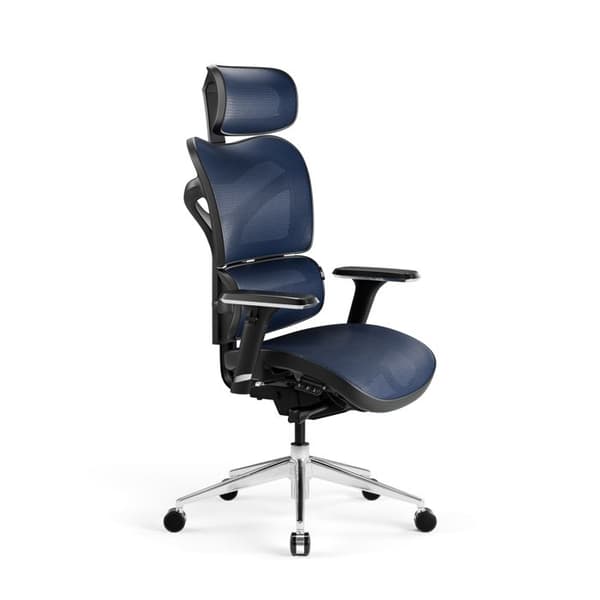 Ergonomisk stol Diablo V-Commander: Svart-Blå