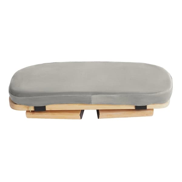 Kannettava meditaatiotuoli, mukava sienipehmuste, taitettava muotoilu, ergonominen 5° kallistus,Harmaa