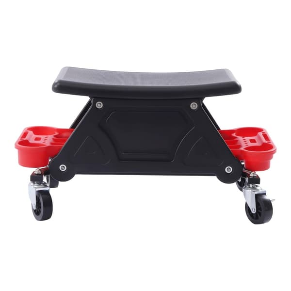 Mechanikerstol, Ergonomisk Design, Utmärkt Lastkapacitet,svart