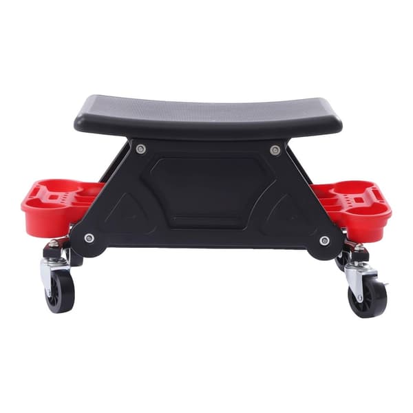 Mechanikerstol, Ergonomisk Design, Utmärkt Lastkapacitet,svart