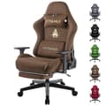 Miniatyrbillede 1 af 2: Gamingstol, Ergonomisk Design, 3D Justerbare Armlæn,Brun