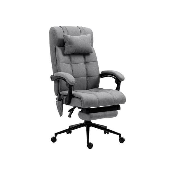 Kontorsstol med justerbar ergonomisk massagedel (med ländervärme) 66x76x112-120 cm