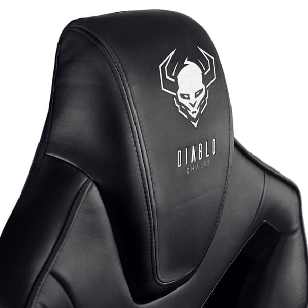 Spelstol Diablo X-Fighter Normal Storlek: Svart