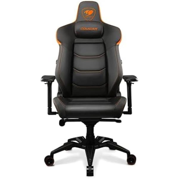 Spelstol - COUGAR - Armor EVO - Justerbar - PVC-läder - 4D svankstöd - Svart