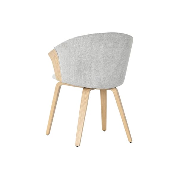 Matsalsstol Home ESPRIT Grå Polyester Trä 60 x 57,5 x 79 cm