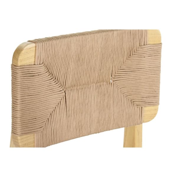 Matsalsstol DKD Home Decor Naturell 42 x 41 x 80 cm 42 x 47 x 80 cm 42 x 50 x 81 cm