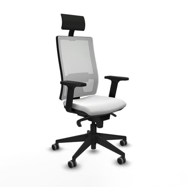 Kontorstol Piqueras y Crespo 2D066G1 Hvid