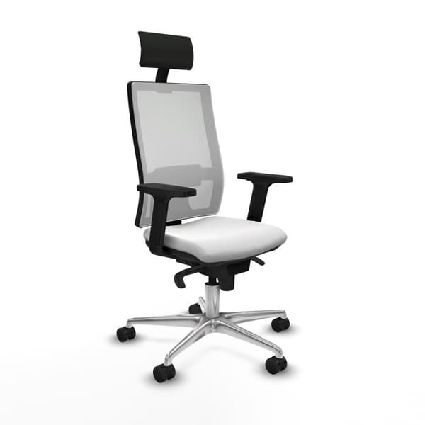 Kontorstol Piqueras y Crespo 2D086N1 Hvid