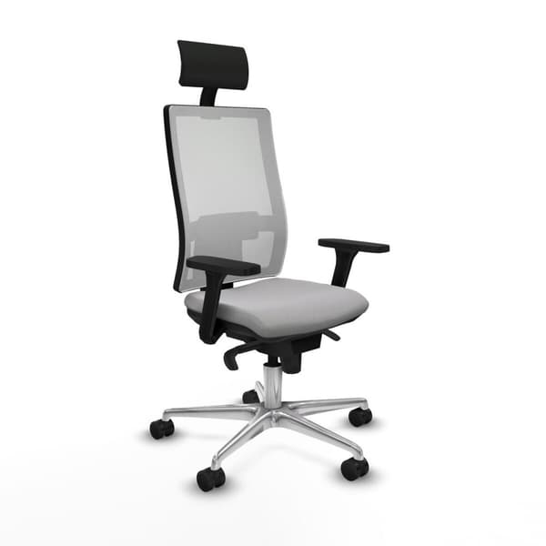 Kontorstol Piqueras y Crespo 3D086N1 Lysegrå