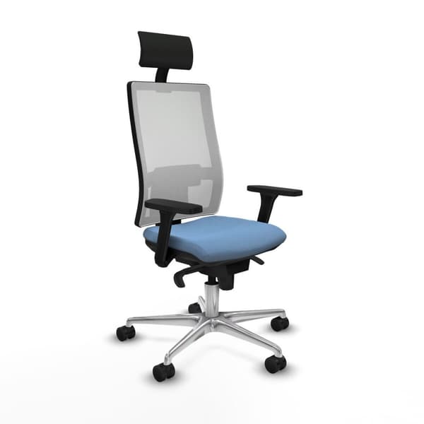 Kontorstol Piqueras y Crespo 3D086N1 Himmelblå