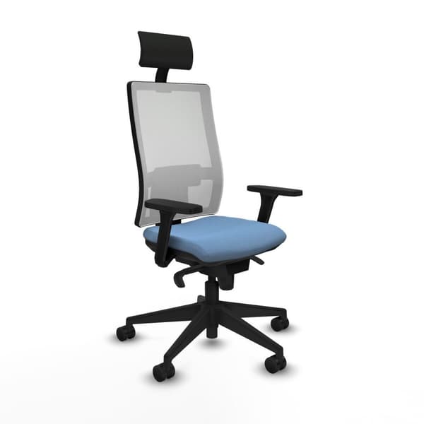 Kontorstol Piqueras y Crespo 3D066N1 Himmelblå