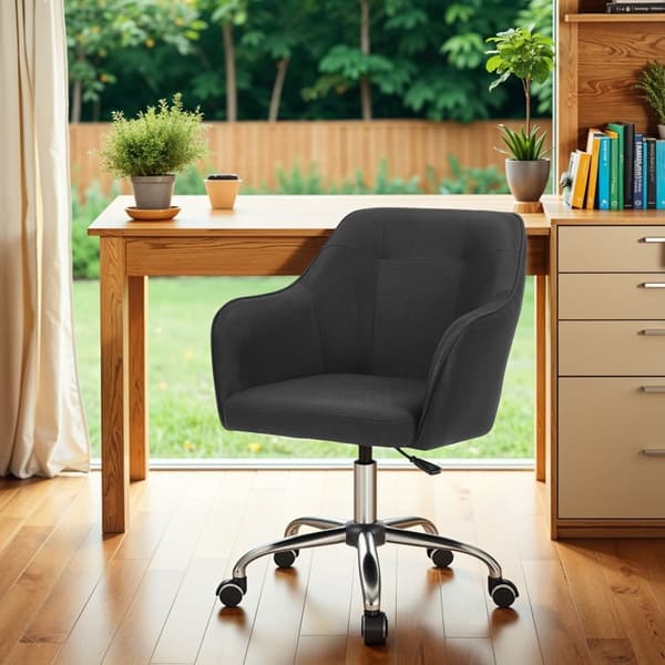 Rootz Justerbar kontorstol - Drejestol - skrivebordsstol - Optimal komfort - 65 x 69 x (83-93) cm