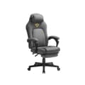 Miniatyrbild 1 av 5: Rootz höjdjusterbar spelstol - Gamer Recliner - Ergonomisk säte - Footrest & Pillow - 70x70x (119-129) cm - grå