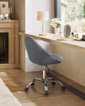 Miniatyrbild 3 av 7: Rootz Home Office Chair - Swivel Desk stol - Ergonomisk uppgiftsstol - Komfortpaddling - 60x60x80-90cm grå