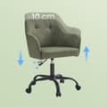 Miniatyrbild 4 av 5: Rootz Office Swivel Desk stol - Ergonomisk stol - Task Ordförande - Komfort & stil - 64 x 64 x (83-93) cm