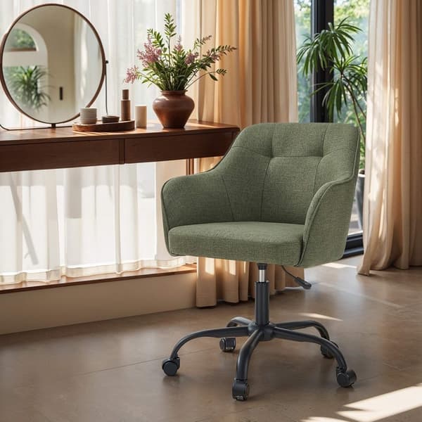 Rootz Office Swivel Desk stol - Ergonomisk stol - Task Ordförande - Komfort & stil - 64 x 64 x (83-93) cm