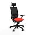 Miniatyrbild 1 av 7: Kontorsstol med nackstöd Piqueras y Crespo 3D066N1 Mörk Orange