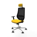 Miniatyrbilde 2 av 7: Kontorstol med nakkestøtte Piqueras y Crespo D086G2W Gul