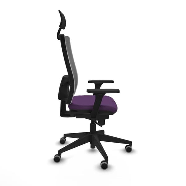 Kontorstol med nakkestøtte Piqueras y Crespo 3D066G1 Lilla