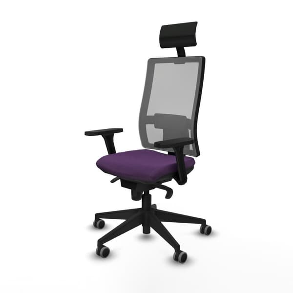 Kontorstol med nakkestøtte Piqueras y Crespo 3D066G1 Lilla
