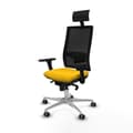 Miniatyrbilde 2 av 7: Kontorstol med nakkestøtte Piqueras y Crespo 3D086G1 Gul
