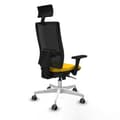 Miniatyrbilde 6 av 7: Kontorstol med nakkestøtte Piqueras y Crespo 3D026G1 Gul