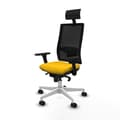 Miniatyrbilde 2 av 7: Kontorstol med nakkestøtte Piqueras y Crespo 3D026N1 Gul