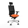 Miniatyrbilde 1 av 7: Kontorstol med nakkestøtte Piqueras y Crespo 2D026G1 Oransje