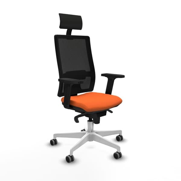 Kontorstol med nakkestøtte Piqueras y Crespo 2D026G1 Oransje