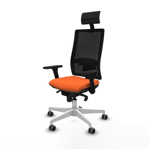 Kontorstol med nakkestøtte Piqueras y Crespo 3D026G1 Oransje