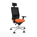 Miniatyrbilde 1 av 7: Kontorstol med nakkestøtte Piqueras y Crespo 3D026G1 Oransje