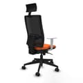 Miniatyrbilde 6 av 7: Kontorstol med nakkestøtte Piqueras y Crespo 4B066N1 Oransje