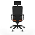 Miniatyrbilde 5 av 7: Kontorstol med nakkestøtte Piqueras y Crespo 2D066G1 Oransje